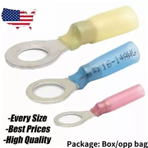 Draht Crimpverbinder wasserdicht Wärmeschrumpfring Klemmen 22-10 AWG US LAGER - Bild 1 von 13