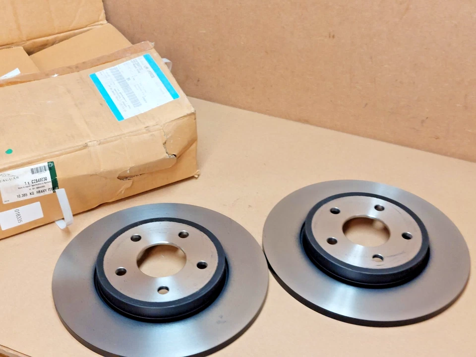 Juego de discos de freno trasero Jaguar X-Type 280 mm 2001-2010 C2S49730 genuino NUEVO Foto 1 de 4