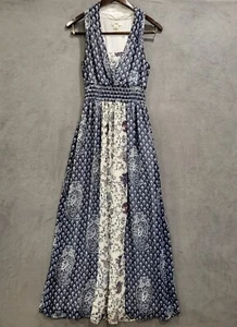 Cato Maxikleid Damen Gr. Medium transparent gefüttert Blumen Boho Cottagecore fließend - Bild 1 von 7