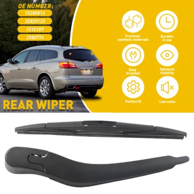 Rear Back Windshield Wiper Arm with Blade For Buick Enclave 2008-2016 15280813 - Image 1 of 4