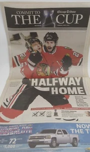 Chicago BLACKHAWKS "Halfway Home" Chicago Tribune Sports Newspaper Section 2010 - Picture 1 of 10