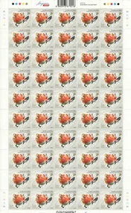 SINGAPORE 2019 GOLDFISH 1ST LOCAL TELESCOPE EYE PEARLSCALE FULL SHEET 50 STAMPS - Picture 1 of 3