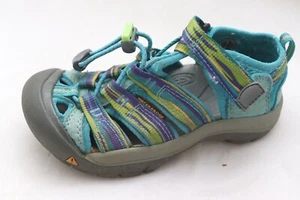 Sandalias deportivas impermeables Keen BK Newport H2 niños jóvenes talla 12 verde azulado multicolor - Imagen 1 de 11