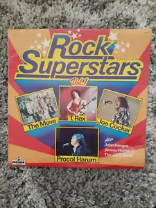 ROCK SUPERSTARS VOL. 1 /THE MOVE,T.REX,JOE COCKER +PROCOL HARUM *IMPORT VINYL LP - Picture 1 of 4