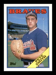 1988 Topps Traded Pete Smith #111T Atlanta Braves Rookie RC NM