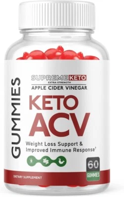1 Pack- Supreme Keto ACV Gummies, Weight Loss Supplement-60 Gummies — 第 1/2 张图片