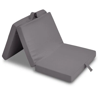 CloudComfort Basic Kinder Klappmatratze 60 x 120 cm grau, 6 cm hoch - Bild 1 von 4