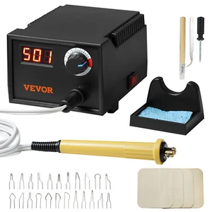 VEVOR Kit de Pyrogravure sur Bois 200~700 °C Réglable 1 Stylo 23 Pointes en Fil - Zdjęcie 1 z 12