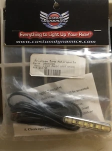 Custom Dynamics White LED Universal Magic Spot Accent Light Harley Davidson - Picture 1 of 1