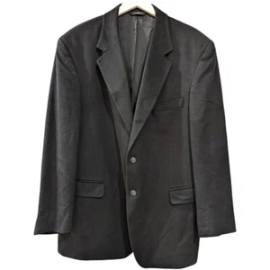 Bloomingdale's Joseph & Lyman 100% Cashmere Two button Blazer in Black Size 46R - Picture 1 of 7