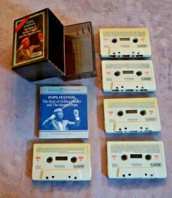 "Pops Festival" Readers Digest 5 Cassette Set w/case- Arthur Fiedler Boston Pops - Image 1 of 4