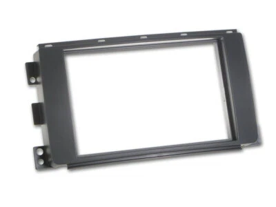 für SMART Forfour W454  Auto Radio Blende Einbau Rahmen Doppel-DIN 2-DIN schwarz - Bild 1 von 2