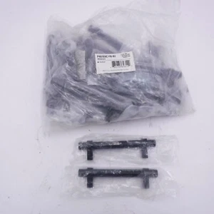 24 Pack Liberty Hardware 3-3/4" 96mm Wrapped Bar Drawer Pull in Matte Black - Picture 1 of 2