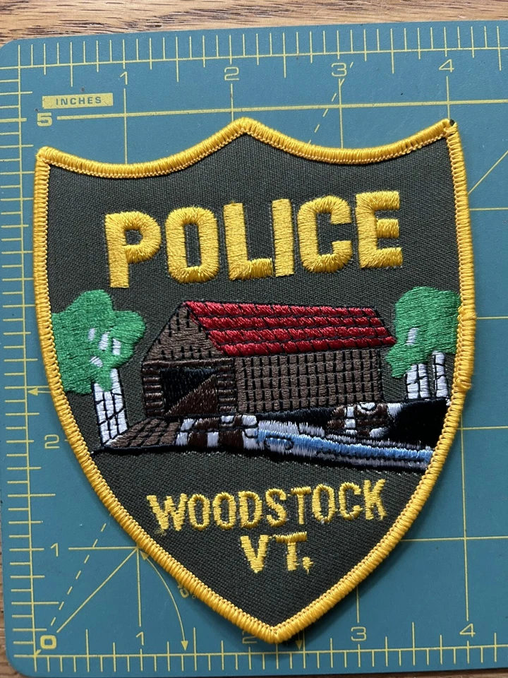 Woodstock, VT Police patch - Image 1 of 1