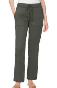 New Buffalo David Bitton Ladies’ Soft Tencel Pull-On Stretch Pant XL Green - Imagen 1 de 4