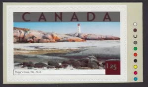 PEGGY'S COVE LIGHTHOUSE = stamp small cut from booklet Canada 2002 #1953e MNH - Foto 1 di 1