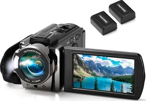 Video Camera Camcorder Digital Camera Recorder Full HD 1080P 15FPS 24MP 3.0 Inch - Picture 1 of 8