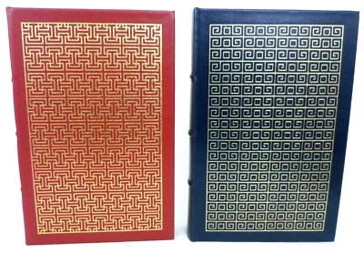 Easton Press Leather Gilt Deluxe Book Set Odyssey Iliad Homer Ltd Collector's Ed - Image 1 of 4
