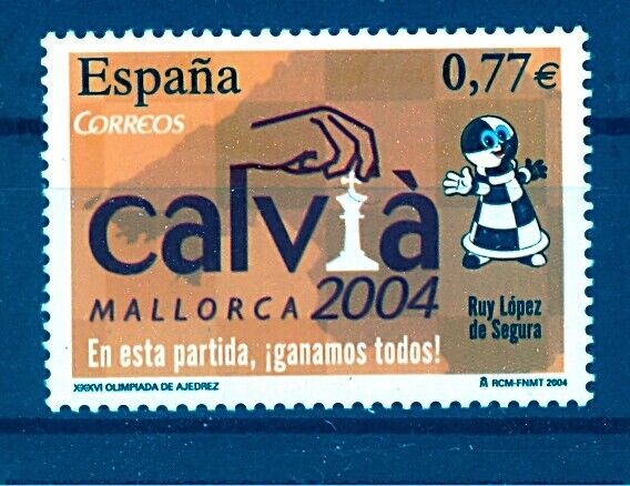 Spain 2022 Chess, Ruy Lopez de Segura FDC