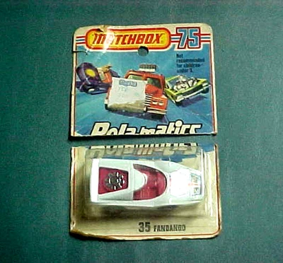 Vintage 1975 Matchbox Rola-Matics #35 FANDANGO NOC Die Cast Car Made in ENGLAND - Image 1 of 3