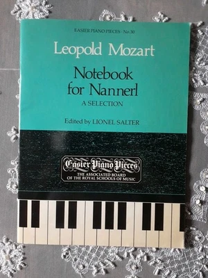NOTEBOOK FOR NANNERL - LEOPOLD MOZART - Edited By Lionel Salter - Image 1 of 4