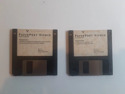 PaperPort 2.0 Vintage Software Windows 6- 3.5 Floppy disk  PC  & Viewer for Mac - Image 1 of 4