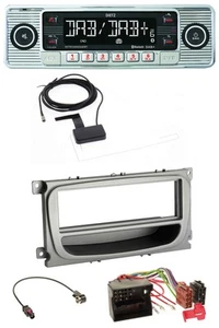 Dietz Bluetooth USB MP3 DAB Autoradio für Ford Mondeo S-Max 07-14 silber Ablagef - Bild 1 von 10