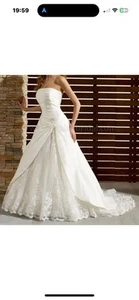 NWT Jasmine Bridal SAMPLE DRESS BALLGOWN ANY SIZE Style# F868R Originally $999 - Picture 1 of 9