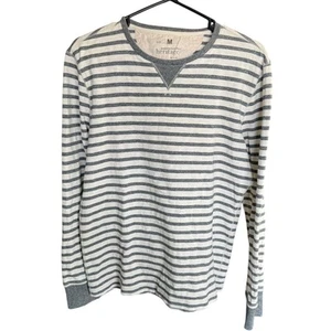 Banana Republic Heritage Shirt Peruvian Cotton Breton Stripes M Coastal - Picture 1 of 8