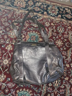 Rosetti Leather Gray Croc  Purse Shoulder Bag Medium Size - Image 1 of 4