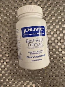 PURE ENCAPSULATIONS Mejor Fórmula de Descanso Suplemento de Apoyo al Sueño, Ayuda a la Relajación - Imagen 1 de 1