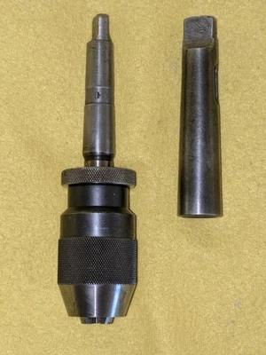 Schnellspann-Bohrfutter 0-10 mm, MK2, Fa. Albrecht mit Reduzierhülse MK3/MK2 - Bild 1 von 4