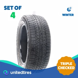 Set of (4) Used 255/55R19 Michelin Pilot Alpin 5 SUV NO 111V - 7.5-8/32 - Picture 1 of 7