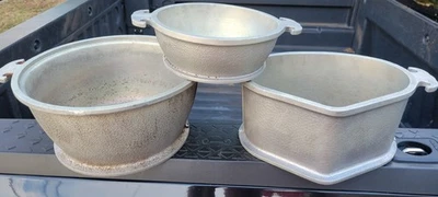 Lote De Colección De 3 Cuencos De Aluminio Martillado GUARDIAN SERVICE WARE Foto 1 de 3