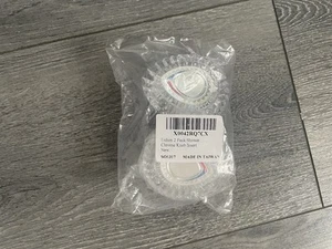 Paquete de 2 insertos de perilla cromada de ducha Enhon - Imagen 1 de 1