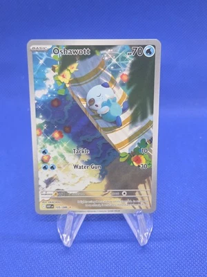 Pokemon White Flare Oshawott 105/086 Illustration Rare Holo NM - Image 1 of 4