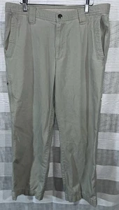 Columbia Mens Gray Authentic Active Outdoor American Utility Cargo Pants 34/32 - Picture 1 of 6