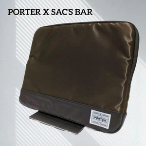 YOSHIDA Bag PORTER SAC'S BAR collaboration Nylon Khaki brown 72670c - Picture 1 of 24