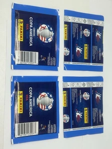 2024 Conmebol Copa America 5 Aufkleber Packungen (x4) NEU VERSIEGELT - Bild 1 von 1