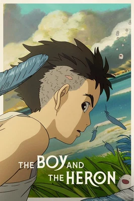 NEW THE BOY AND THE HERON 2023 MOVIE POSTER PREMIUM WALL ART PRINT SIZE A5-A1 - Image 1 of 4