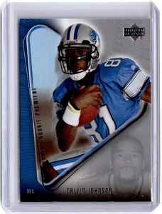 2007 Upper Deck Rookie Premiere Box Set #15 Calvin Johnson - Foto 1 di 2