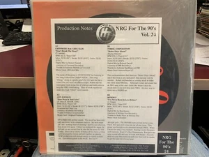 HOT TRACKS NRG FOR THE 90'S VOL 24 LP CHYP-NOTIC MENERGY TYRREL CORPORATION - Picture 1 of 1