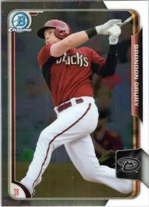 2015 Bowman Chrome Prospects #BCP196 Brandon Drury Arizona Diamondbacks - Picture 1 of 2