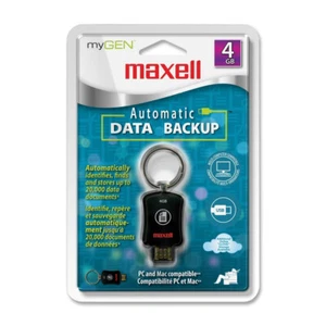 1 PC NEW Maxell myGen Data Auto Backup USB flash drive 4 GB USB 2.0, 665101 - Picture 1 of 2