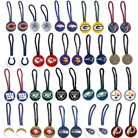 zipper pull pet id luggage bag tag NFL Pick your team Cover