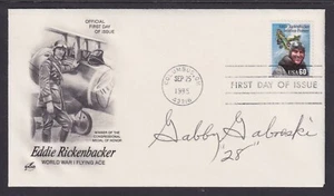 Col. Gabby Gabreski, USAF Jagdflieger, Ace mit 34 Siegen, signiert FDC - Bild 1 von 1