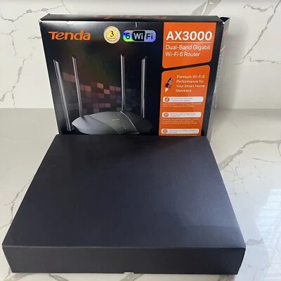 Tenda RX9 Pro AX3000 Dual-band Gigabit WiFi 6 Router Wireless 802.11ax In Box - Image 1 of 2