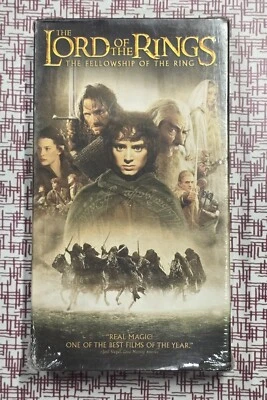 Lord Of The Rings: The Fellowship Of The Ring Sealed VHS Tape 2002 JRR Tolkien  - Image 1 of 4