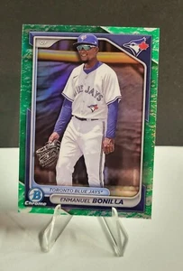 2024 Bowman Chrome Enmanuel Bonilla Lunar Glow Refractor #BCP-53 Blue Jays - Picture 1 of 2