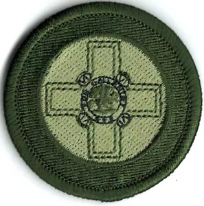 Olive Dark Green Air Wing Malta Roundel Patch Fits For VELCRO® BRAND Fastener - Picture 1 of 1